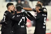 Beşiktaş defeated Sivasspor 1-0 in the Ziraat Turkey Cup match they played as guests.