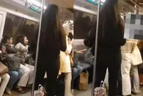 No one could separate the fight between two women on the subway over 