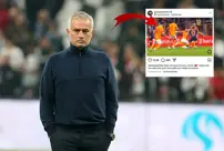 Mourinho makes a sensational reference to Galatasaray! He shared a moment from the match and added a note.