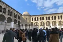 Crowd surge during Friday prayer at the Umayyad Mosque in Damascus! 3 dead, including 1 child, and many injured.