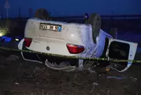 A car overturned in Ankara, resulting in one fatality.