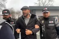 The first photo of Rıza Akpolat, the Beşiktaş Mayor in custody.