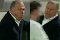 Everyone is talking about these images: Fatih Terim went crazy as his team won in the 90+7th minute.