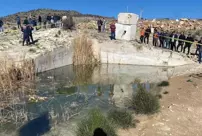 Two cousins drowned in a water-filled pit at the marble quarry.