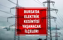 Bursa elektrik kesintisi! 18 Ocak Yıldırım, İnegöl, Mudanya elektrik kesintisi ne zaman gelecek?