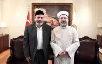 Diyanet İşleri Başkanı Erbaş, Filistinli Alimler Birliği Heyetini Kabul Etti