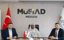 Sudan Yatırım Bakanı MÜSİAD Mersin Şubesini Ziyaret Etti