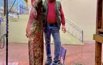 Sinop'ta Amatör Balıkçıdan 100 Kilogramlık Yayın Balığı