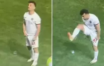 Amedspor-Çorum FK maçına damga vurdu! Burak Süleyman'dan tribünlere tartışma yaratan hareketler