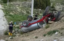 Burdur'da Traktör Kazası: 1 Ölü