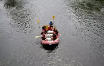 Düzce'de Rafting Coşkusu: Serinlemek İçin Melen Çayı'na Akın