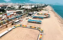 Antalya'da Avrupa Plaj Hentbolu Şampiyonaları İçin Hazırlıklar Devam Ediyor