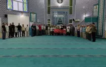 Bafra'da Sabah Namazında Aileler ve Çocuklar Buluştu