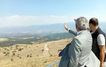 Beypazarı Kaymakamı Yangın Gözetleme Kulesini İnceledi