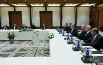 Cumhurbaşkanı Erdoğan, Süper Lig'e yükselen 3 futbol kulübünün başkanlarını kabul etti Açıklaması