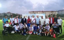 Erzurum'da Özel Bireylerle Futbol Maçı Düzenlendi