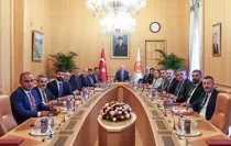 TBMM Başkanı Kurtulmuş, Doğu ve Güneydoğu Baro Başkanları ile Bir Araya Geldi