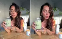 Yasemin Yürük'ün saçları bir anda alev aldı! O anlar kameraya yansıdı