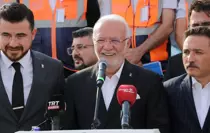 Mustafa Elitaş, Hızlı Tren Şantiyesindeki İncelemelerini Tamamladı