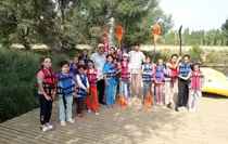 Tomarza'da Yaz Kuran Kursu Öğrencileri Kanoya Bindi