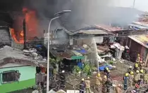 Manila'da Yangın Alarm Seviyesi Üçüncü Dereceye Yükseldi