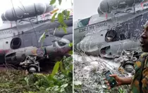 Gana'da askeri helikopter düştü: 8 ölü