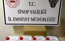 Sinop'ta Kaçakçılık Operasyonu: 20 Litre Etil Alkol ve Binlerce Makaron Ele Geçirildi