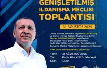 AK Parti Kayseri İl Başkanlığı Genişletilmiş Danışma Meclisi Toplantısı Düzenliyor