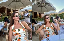 Fahriye Evcen'in tatil paylaşımları sosyal medyayı salladı