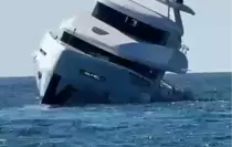 Lüks Yat 15 Dakika Sonra Battı