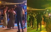 Sinem Kobal ve Kenan İmirzalıoğlu'ndan düğünde ''Erik Dalı'' performansı