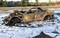 Bulgaristan'dan Gelen Araç, Motor Arızası Nedeniyle Ateşe Verildi