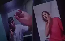 Genç kadının cezaevindeki eşiyle flörtleşmesi gündem oldu