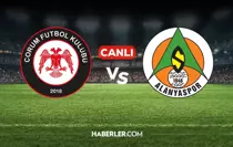 Çorum FK Alanyaspor CANLI nereden izlenir? Çorum FK Alanyaspor maçı hangi kanalda, nereden izlenir?
