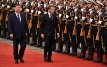 Macron'dan Xi'ye: ''Çin ve Fransa dengeli bir ekonomik idari sistemin temelini atmalı''