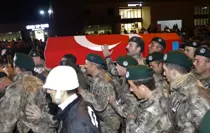 Şehit polis memurunun cenazesi, Samsun'a getirildi