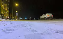 Ardahan merkezinde kar yağışı etkili oldu