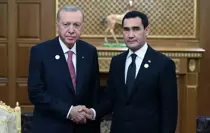 Cumhurbaşkanı Erdoğan, Türkmenistan Devlet Başkanı Berdimuhamedov ile görüştü