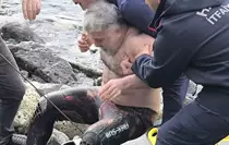 Hatay'da zıpkınla balık avlamak isteyen kişi kendini yaraladı