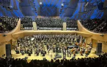 Devlet Çoksesli Korosu, 'Dünya Koro Günü'nde 500 kişiyle sahne aldı