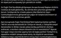 AK Parti'li Çelik: Özel'in yabancı ülkelerdeki partilerin desteğini talep etmesi vahim bir durum