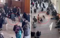 Pitbull bir anda içeriye girdi! Cami cemaati nereye uğradığını şaşırdı