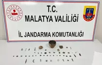 Malatya'da tarihi eser niteliğinde 43 parça ele geçirildi