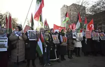 Almanya'da Filistin'e destek gösterisi düzenlendi