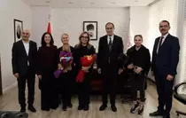 Hayırsever Tacir ailesinden İl Sağlık Müdürü Erşan'a ziyaret