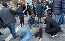 Klima montajı yaparken 2'nci kattan düşerek yaralandı