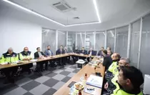 Vali Çiçek ve Başkan Büyükkılıç, Trafik Koordinasyon Toplantısına katıldı