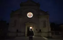 Suriye'nin İdlib ilinde 14 yıl sonra Noel ışıklandırması yapıldı