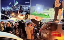 Terör örgütünün saldırıları sonrası Suriyeliler sokağa çıktı