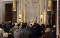 Sultanahmet Camii'nde Regaip Kandili dualarla idrak edildi